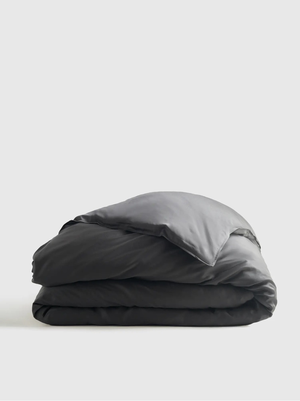 Quince Bamboo Charcoal Duvet Cover Set With Shams- King/CalKing NEW - Picture 3 of 3